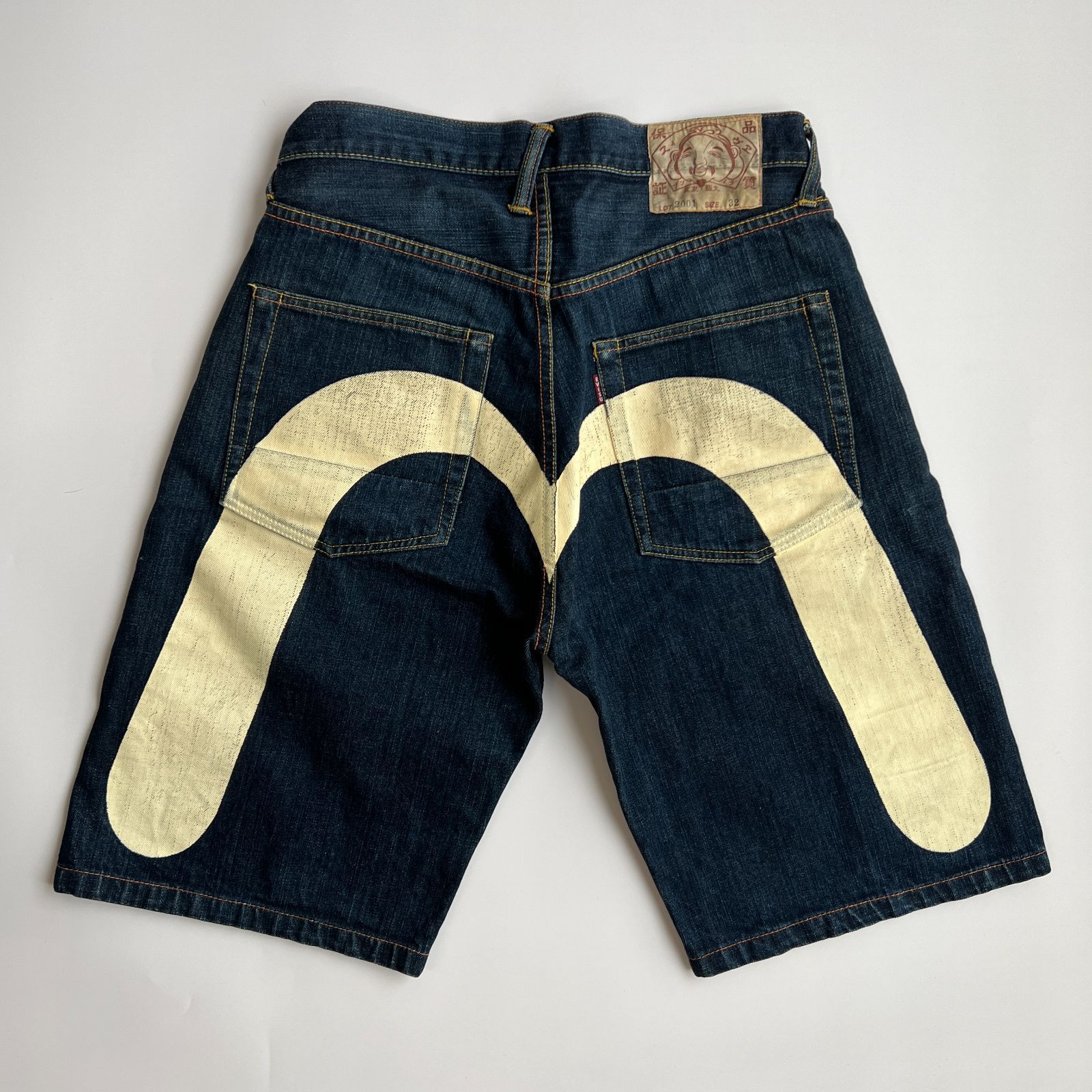 EVISU エヴィス デニム ショーツ ジョーツ ハーフパンツ サイズ32 古着