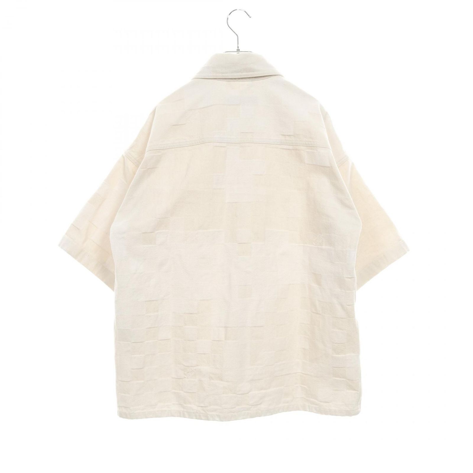 ルイ ヴィトン LOUIS VUITTON ダミエショートスリーブデニムシャツ RM 242 MM KCS HRS 35 W コットン シャツ メンズ B