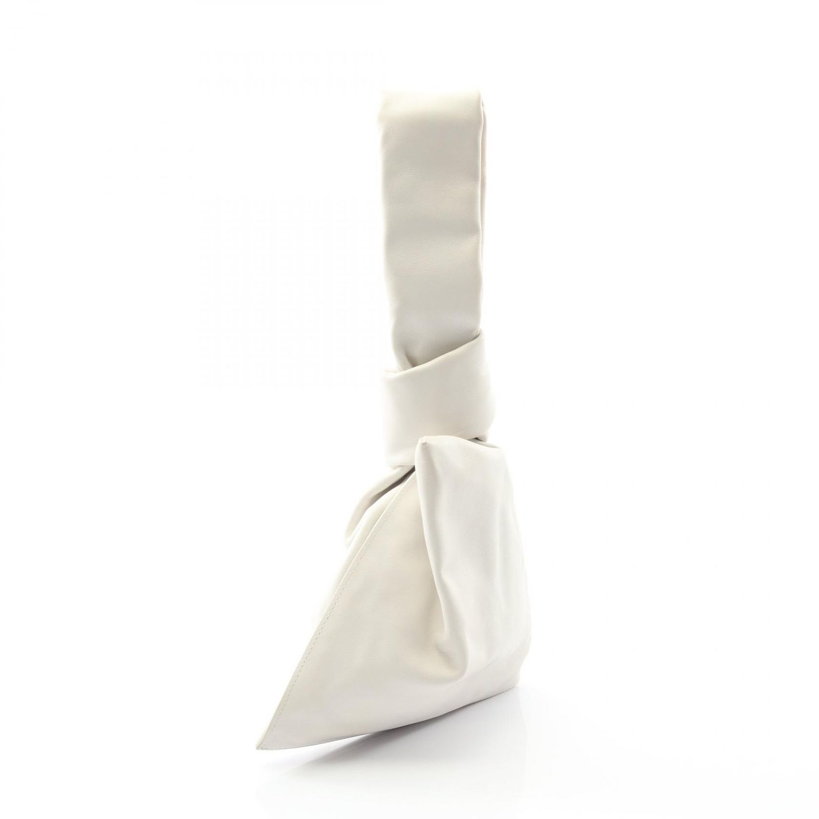 ボッテガヴェネタ BOTTEGA VENETA セカンドバッグ クラッチバッグ ミニ ザ ツイスト 652001 ホワイト レザー ミニザ ツイスト レディース Used B