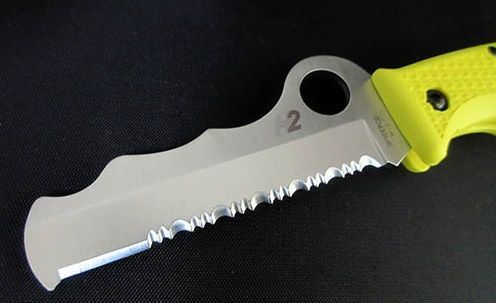 アウトドアナイフ C79PSYL スパイダルコ アシストソルト 波刃