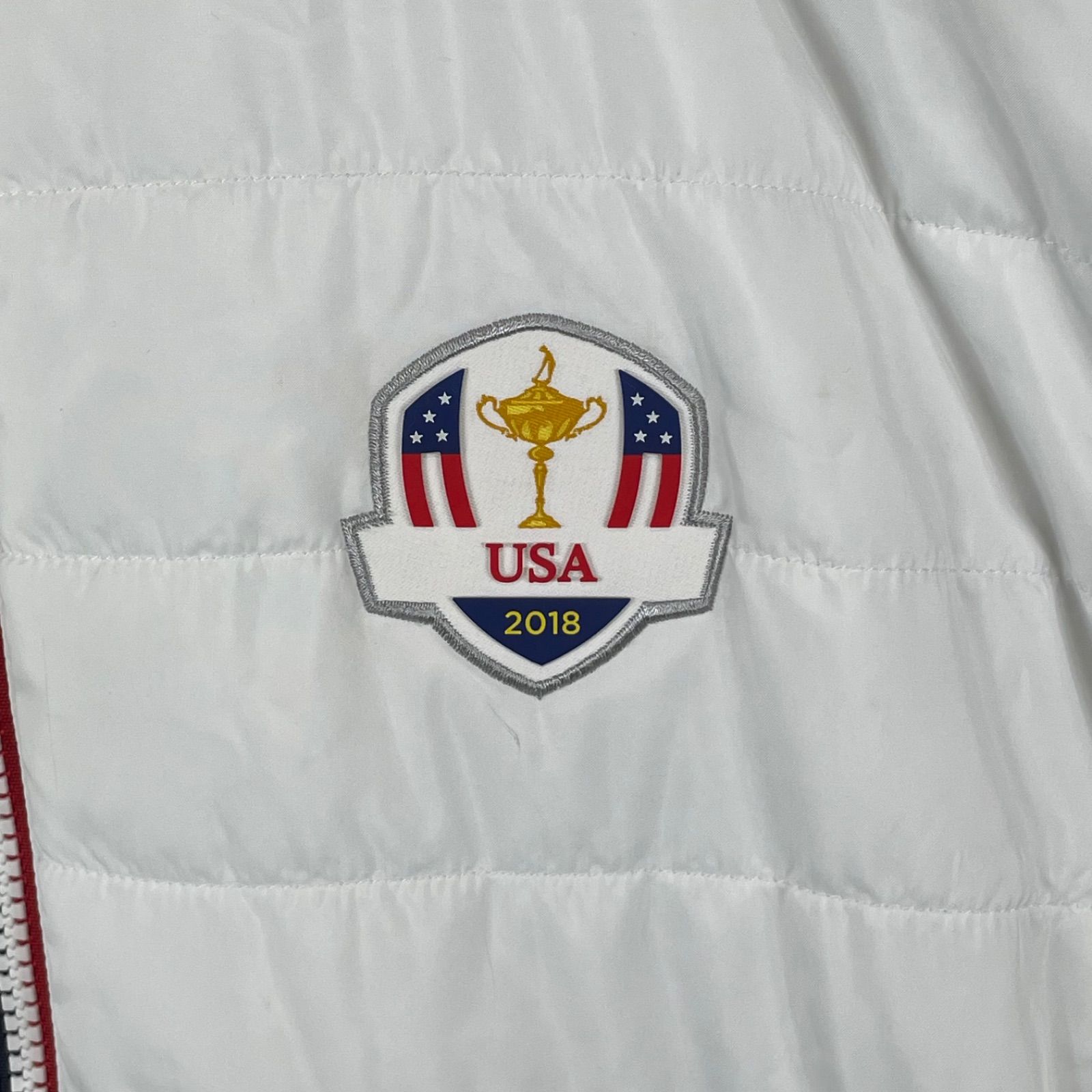 RLX RALPH LAUREN ダウン　ホワイト　Mサイズ RLX RALPH LAUREN ダウンジャケット 2way バイカラー - メルカリ