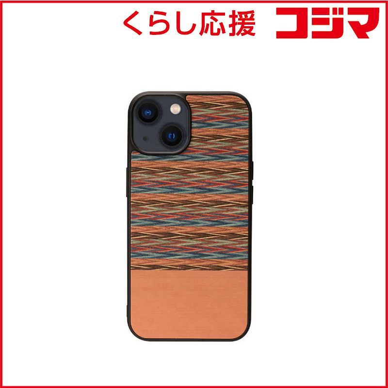 【 新品 未開封 】 ROA　iPhone 14 6.1インチ 天然木ケース Browny Check Man u0026 Wood　I23624I14 未使用 送料無料