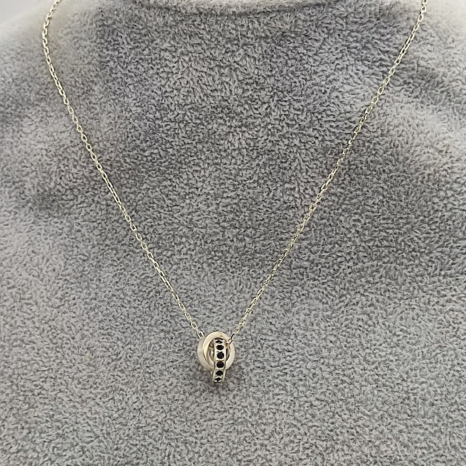 美品】MICHEL KLEIN ミッシェルクラン ダブルリングネックレス