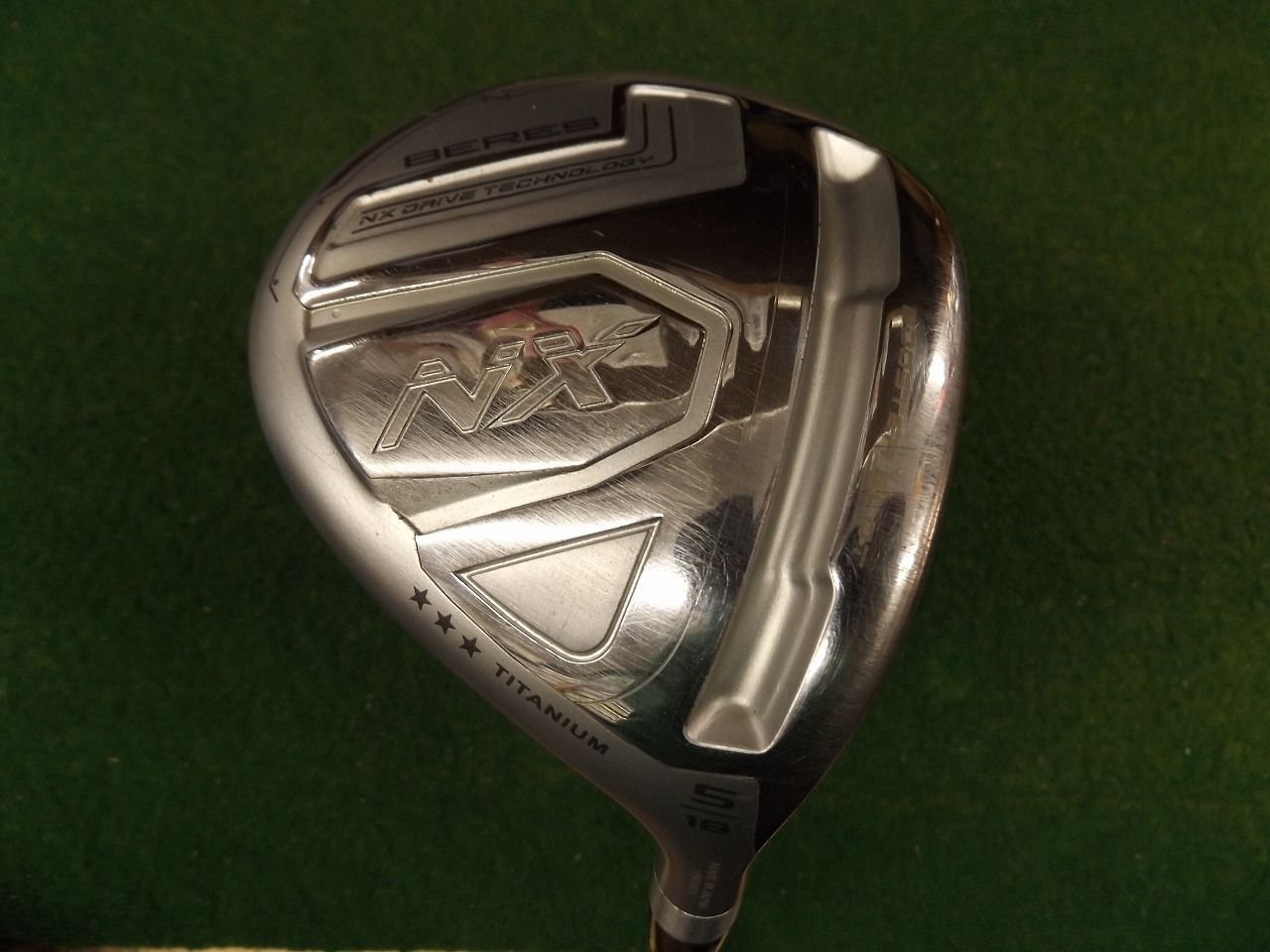 2585 BERES NX 5W 18° 純正カーボン UNI-FLEX カバー有 ホンマ ベレス フェアウェイウッド ゴルフクラブ .990738