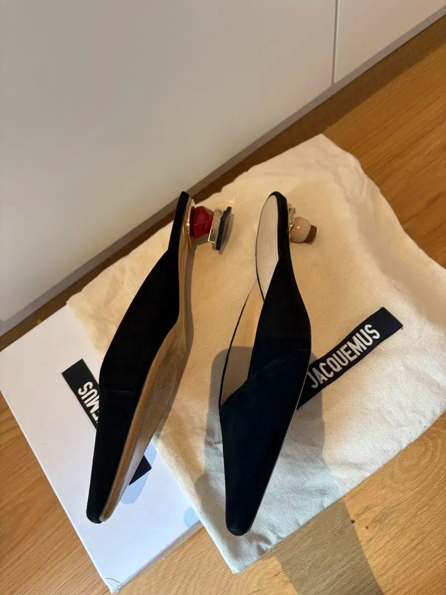  ジャックムス スウェード ブラック ミュール 37 スニーカー 靴