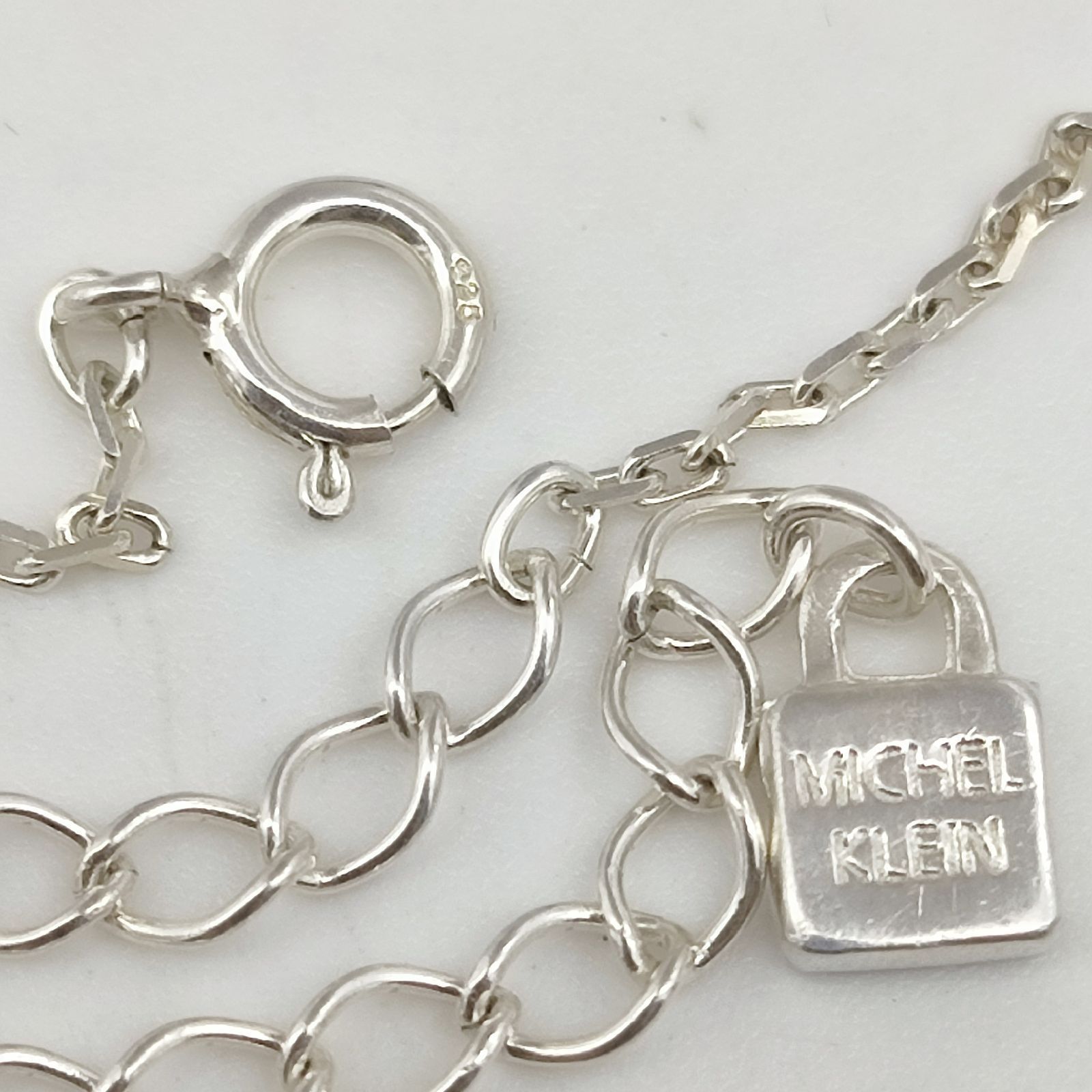 美品】MICHEL KLEIN ミッシェルクラン ダブルリングネックレス 