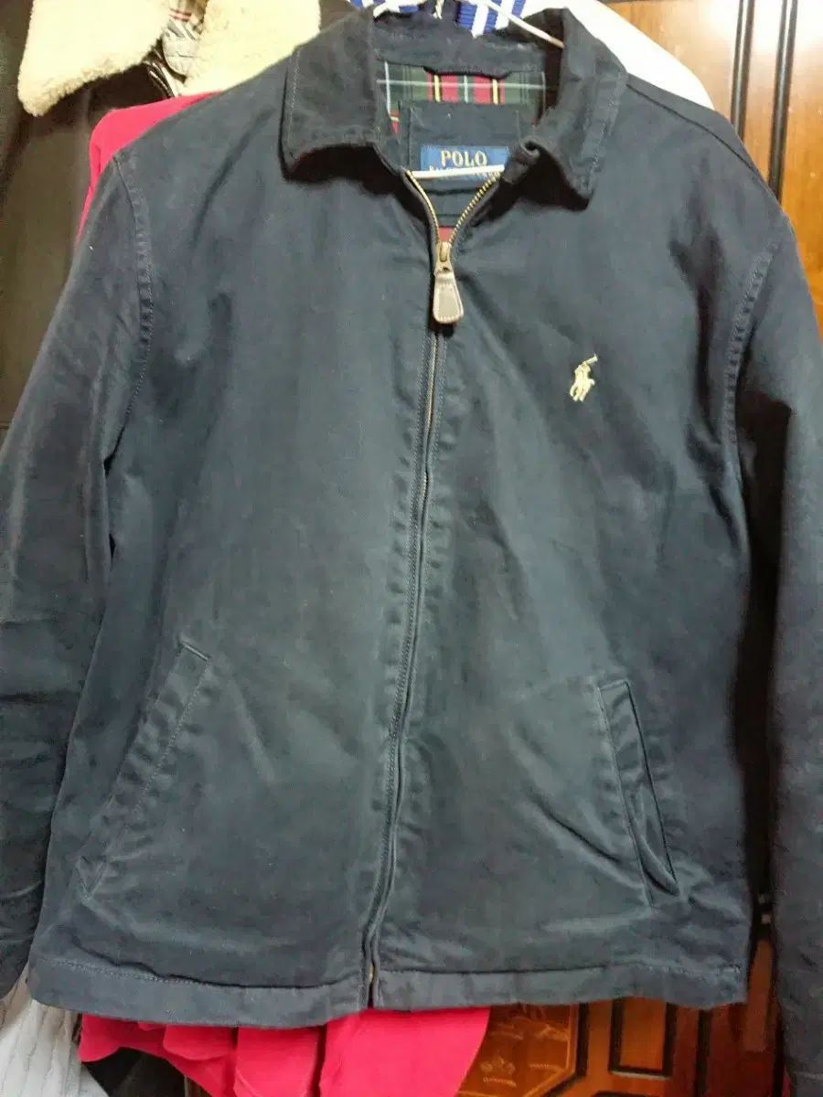 ポロラルフローレン ネイビー コットン ジャケット