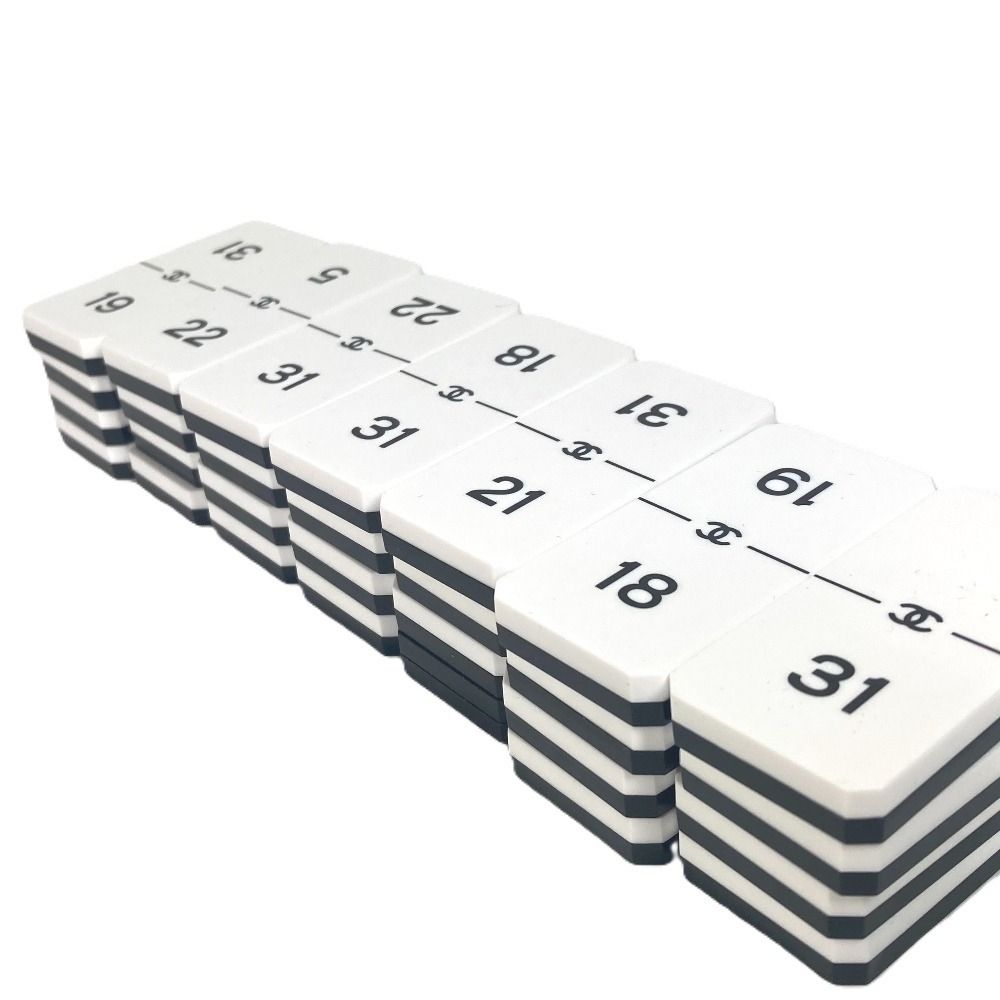 CHANEL シャネル 雑貨 ロゴ ドミノ セット プラスチック ブラック