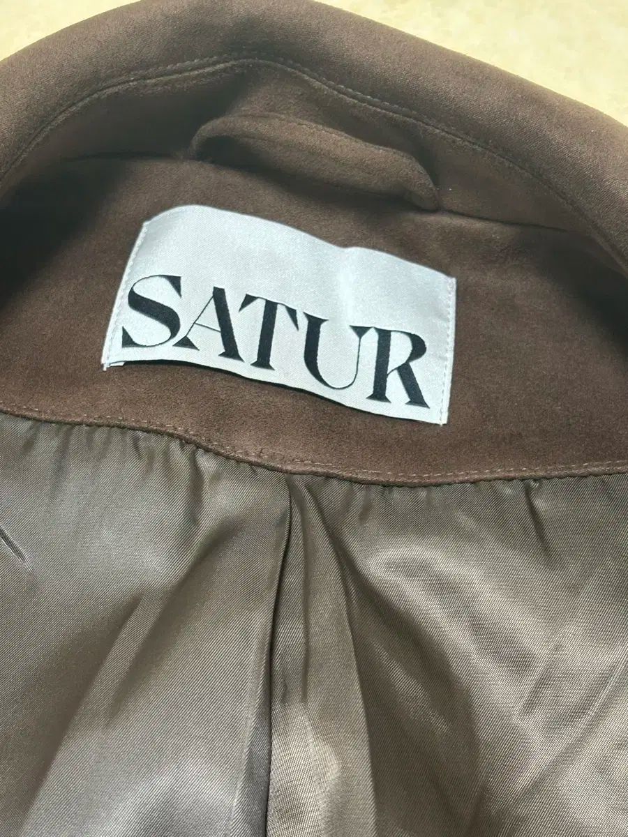 SATUR セター スウェード パネル ウール ジャケット Classic ブラック M