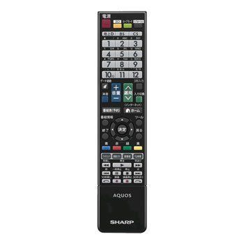 【-非常に良い】シャープ 液晶テレビ用リモコン RRMCGB026WJSA(0106380386)