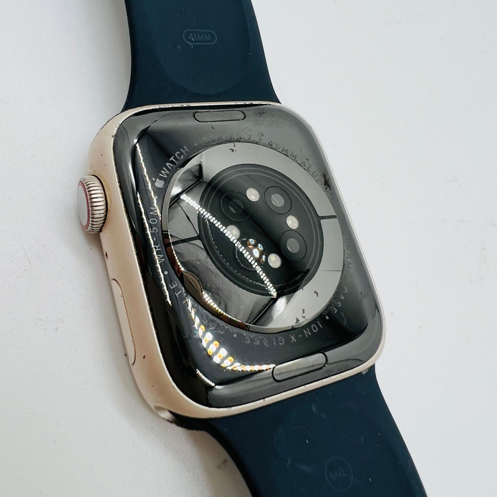 アップル Watch 7 45mm ステンレス鋼 A2478 +スポーツループ