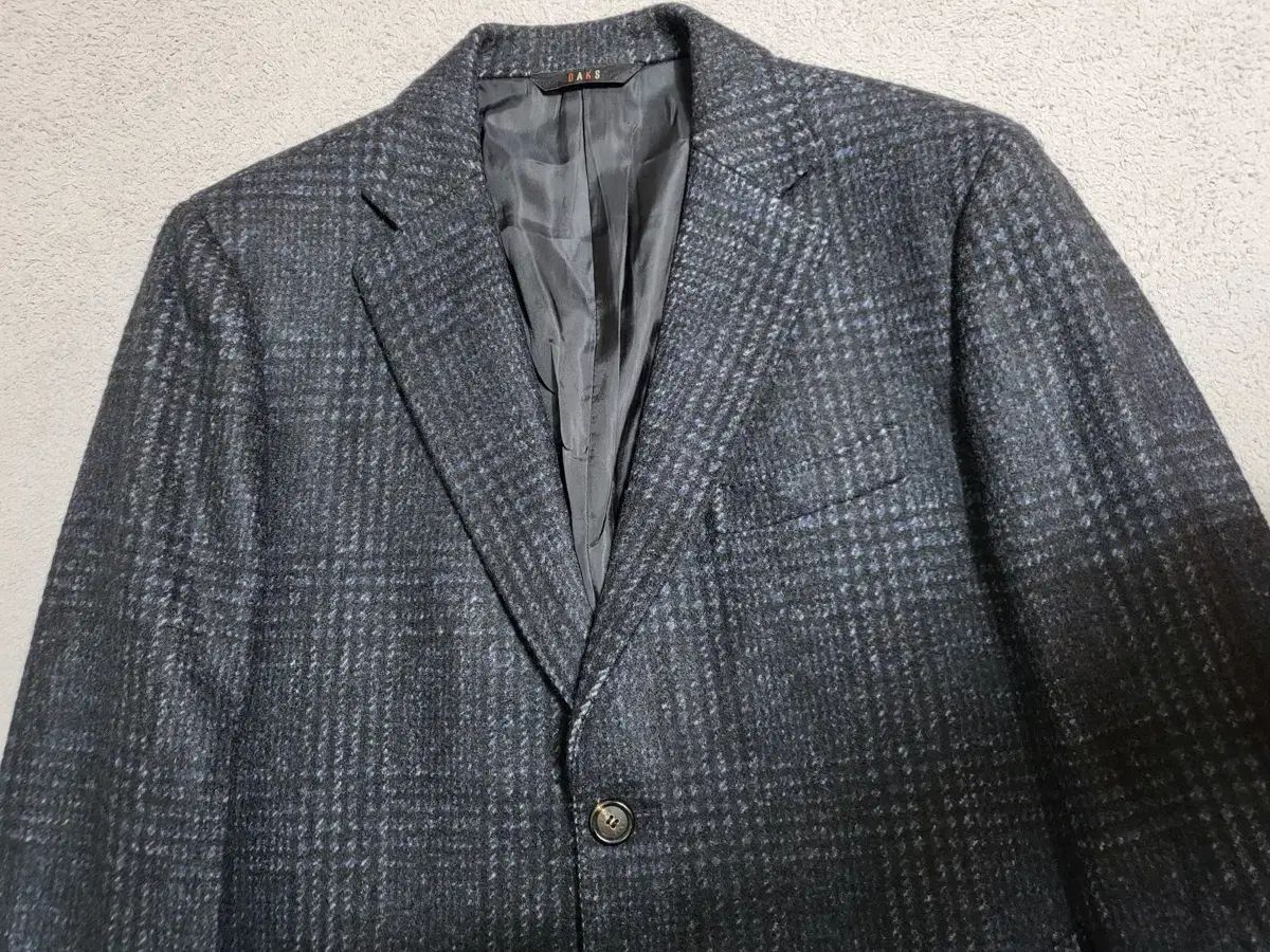 100-105 DAKS ダックス レッドレーベル イタリア アルパカ ツイード ウールコート
