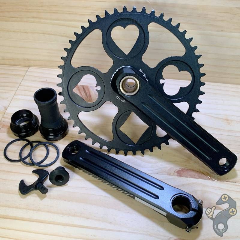 GXP 中空クランクセット 165mm 50T 9/10/11/12速対応 アルミCNC 軽量