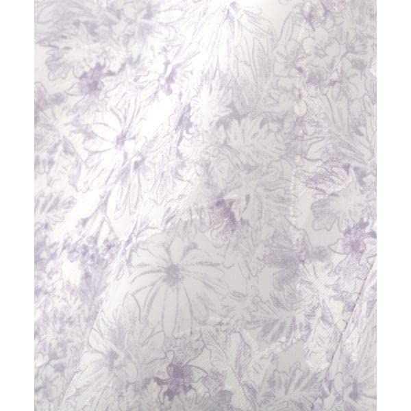 ラッフルラインフラワーワンピース