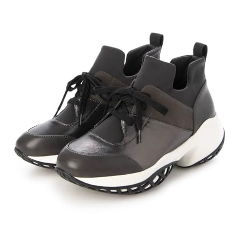 エンチャンテッド スニーカーブーツ 晴雨兼用ウェッジヒールレースアップスニーカー レディース ETN small