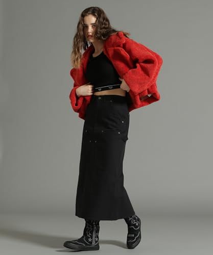  アヴィレックス WEB LIMITED Belle LINE BOA JACKET ボア ジャケット レディース F 100 レッド 783-5152702 その他 フェイスケア