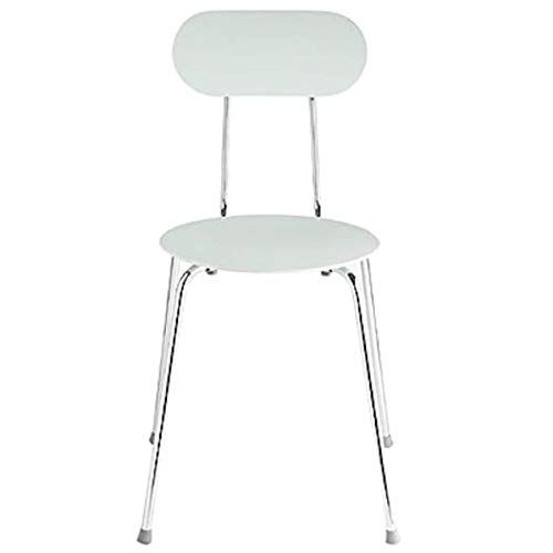 無印 スチールチェア 樹脂座 ライトグレー ×82 座面高46 cm 宅送