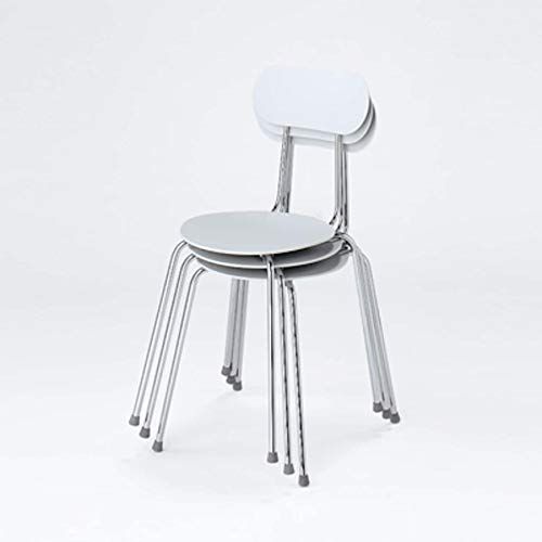  無印 スチールチェア 樹脂座 ライトグレー ×82 座面高46 cm 宅送 その他 フェイスケア