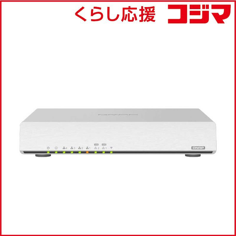 QNAP 無線LANルーター Wi Fiルーター Fi 6 ax ac n a g b QHora 301 W