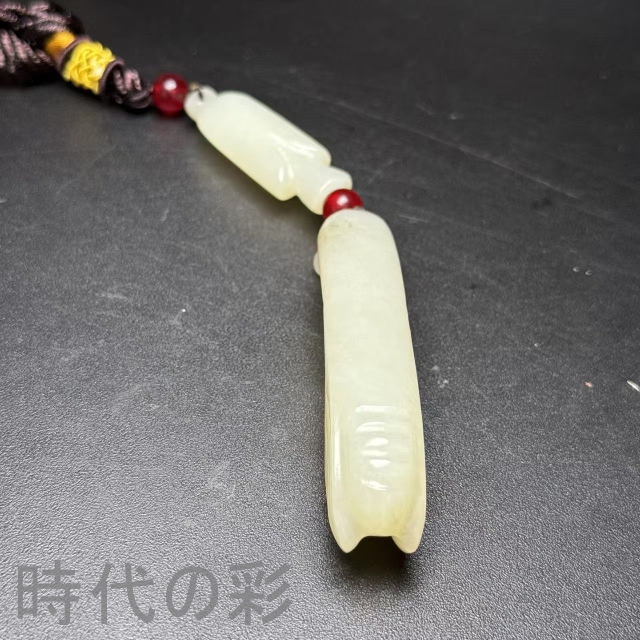 中国古美術.旧藏品.時代物.古和田玉彫り.玉珮.翁仲.玉?.極細工 裝身具