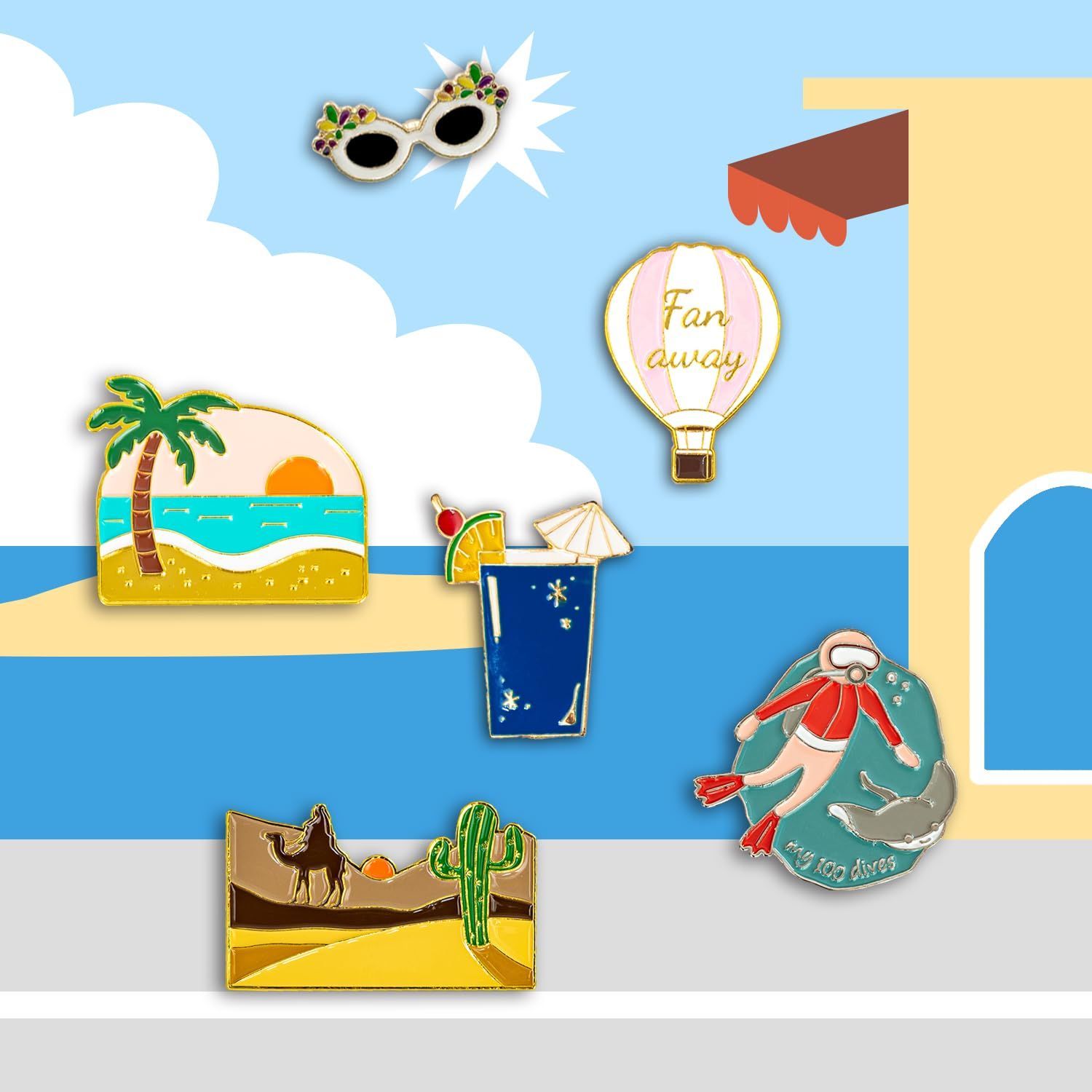 コカコーラ ピンバッジ DAY17