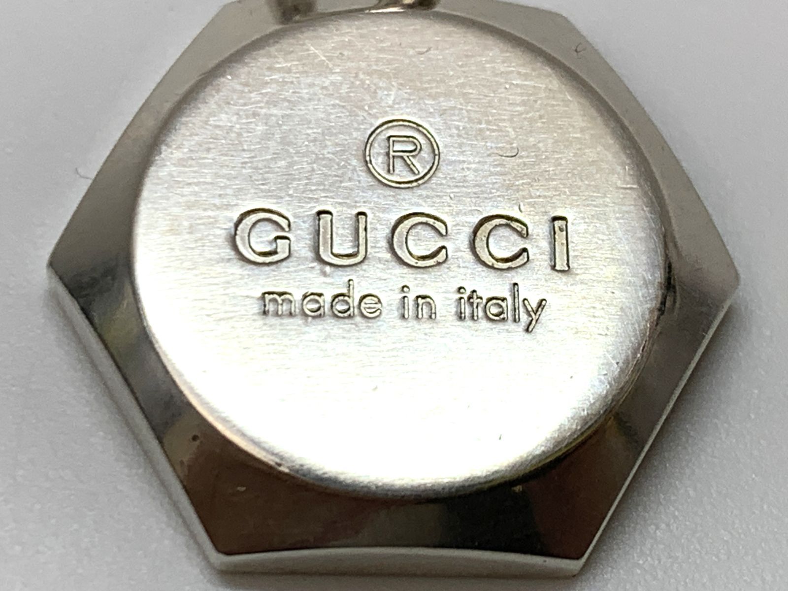値下げ❗️GUCCIグッチ ロゴSV925 ヘキサゴン ペンダントトップ