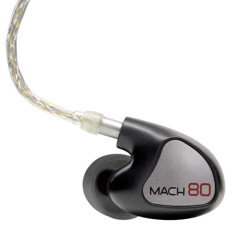 WESTONE イヤホン カナル型 MACH80 ユニバーサルIEM 8BA ガンメタルブラック φ3.5mm ミニプラグ WA-M80