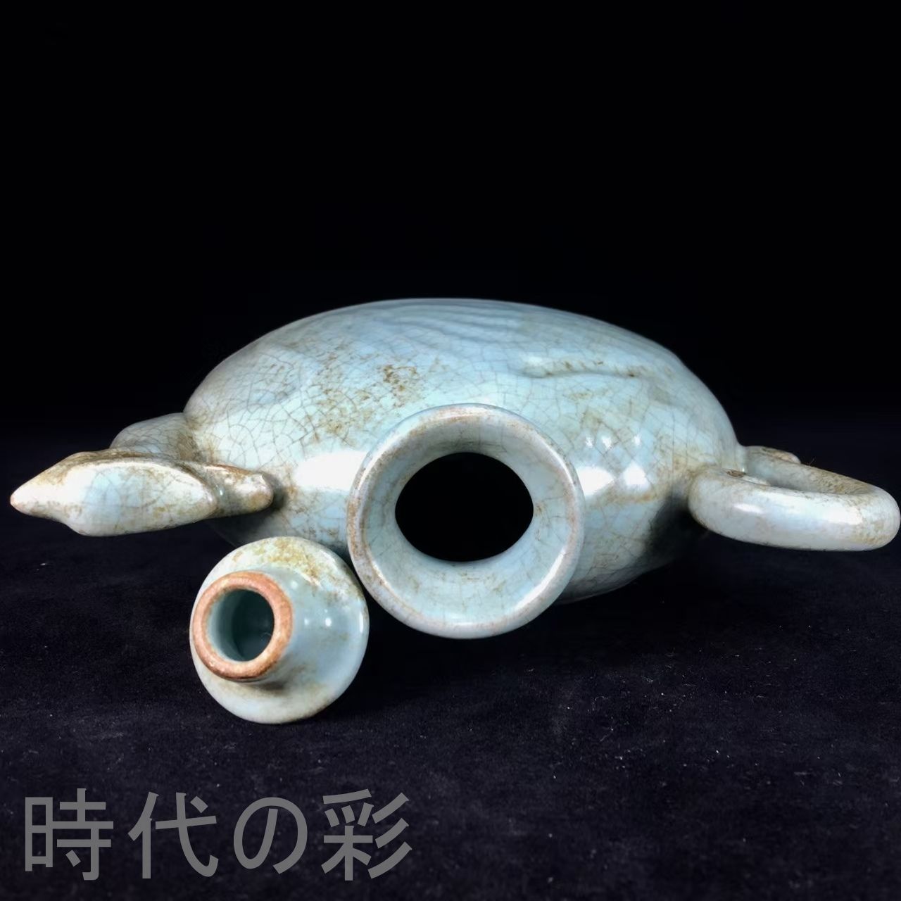中国古美術.宋時期.汝窯瓷器.酒壺.酒道具.茶道具.案頭.古陶磁器.珍品旧