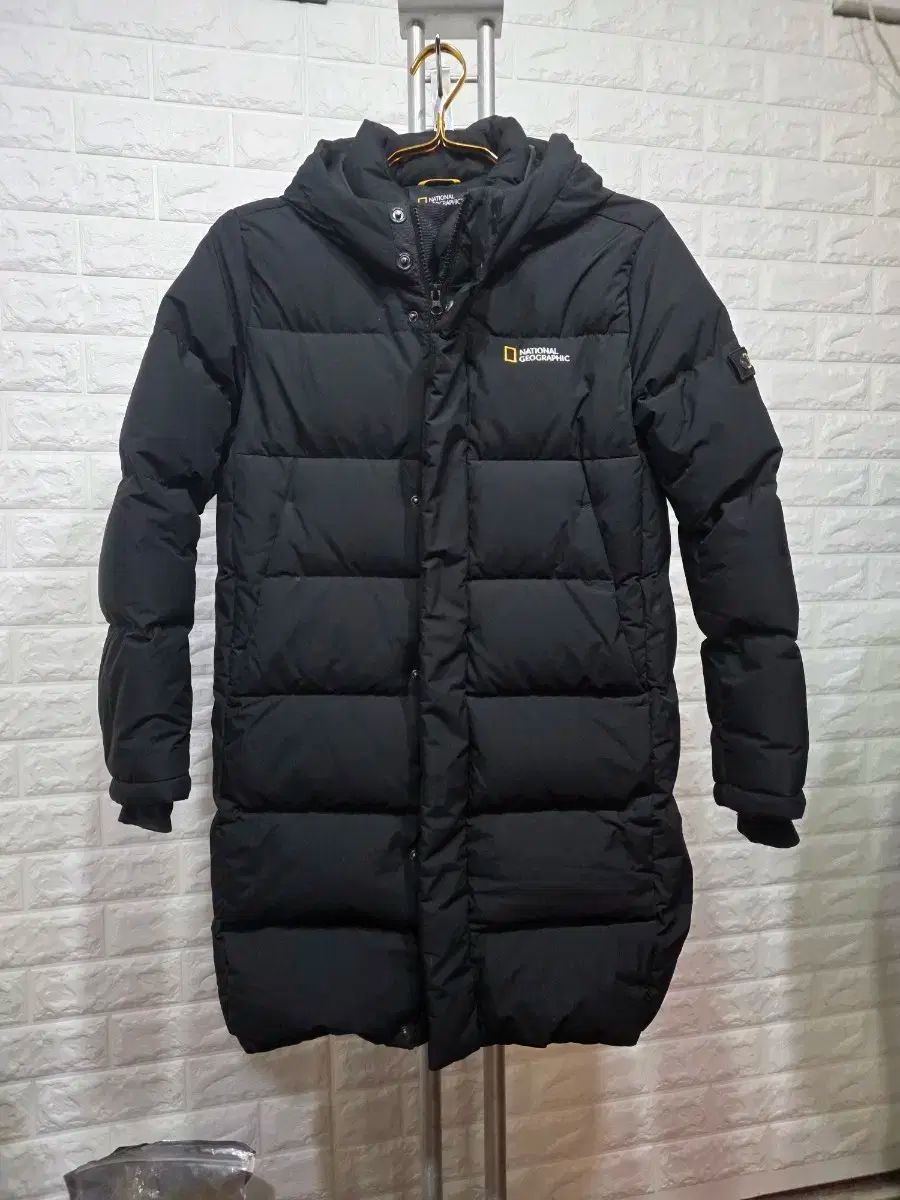 ナショナルジオグラフィック ダウンジャケット ロング丈 150 ブラック
