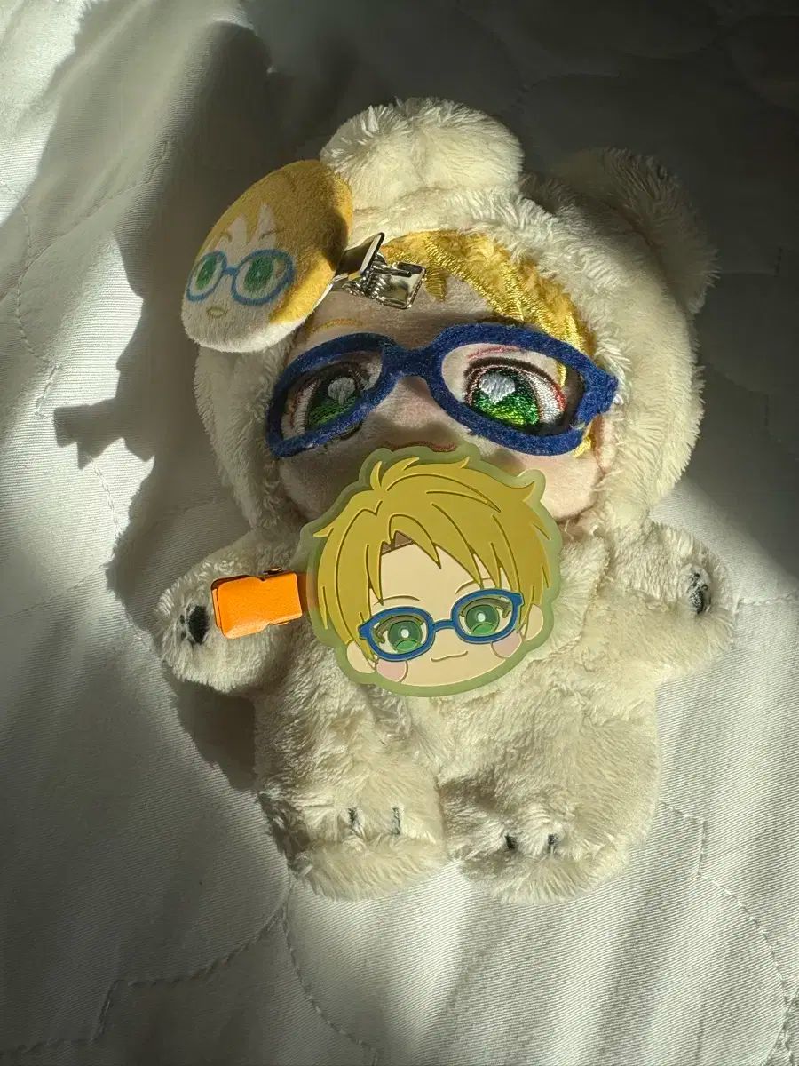 あんさんぶるスターズ 遊木 真 おまんじゅう キーホルダー クリップ クマ ぬい