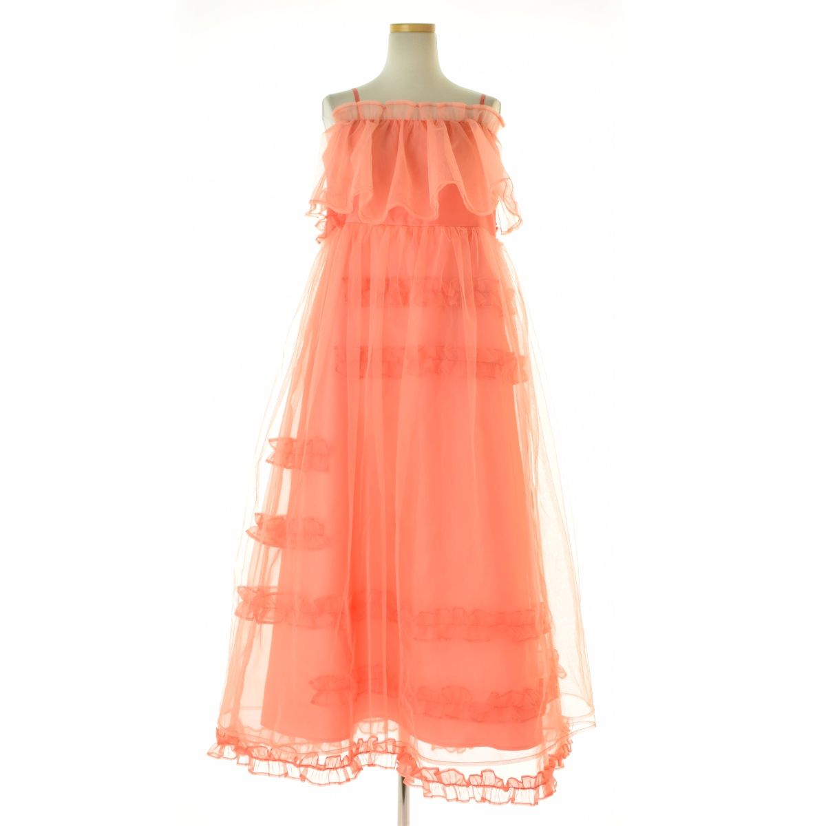 CEREAL c23105 JERRYFISH DRESS ジェリーフィッシュ チュール ドレスマキシキャミソールワンピース