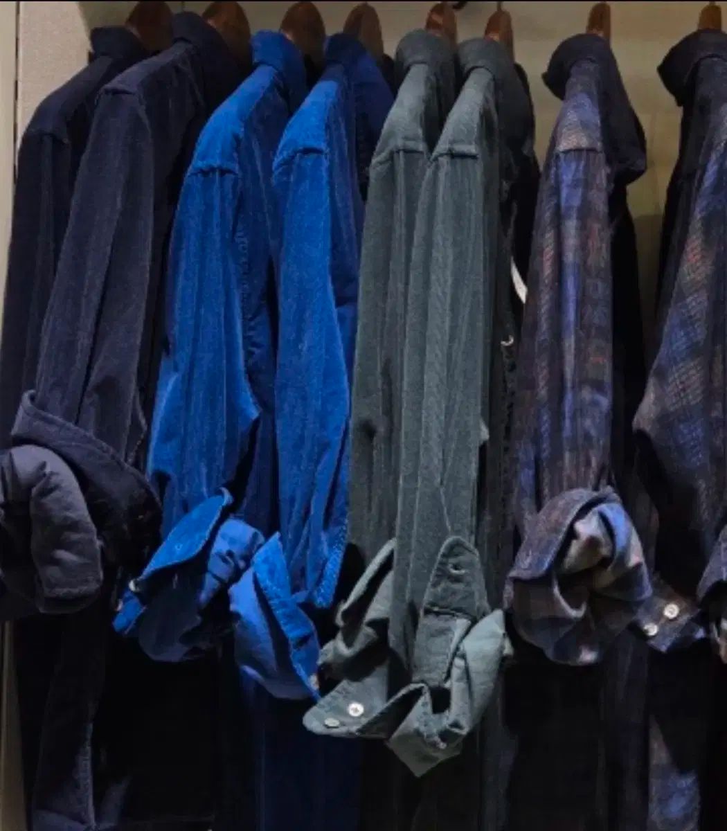 SAMSUNG BEAN POLE ビーンポール コーデュロイ ㅡブルー ㅡ100 サイズ 最