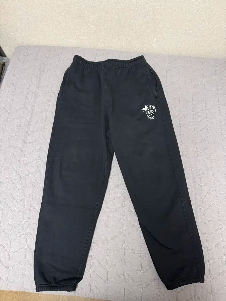 ナイキ STUSSY NRG フリース パンツ ブラック アジア M