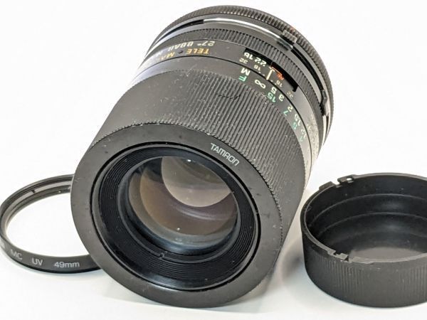 実用品 初代 タムキュー TAMRON SP F2.5 90mm TELE MACRO Canon FD用 Adaptall2付き 5406_10_70