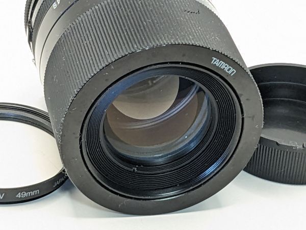 実用品 初代 タムキュー TAMRON SP F2.5 90mm TELE MACRO Canon FD用 Adaptall2付き 5406_10_70