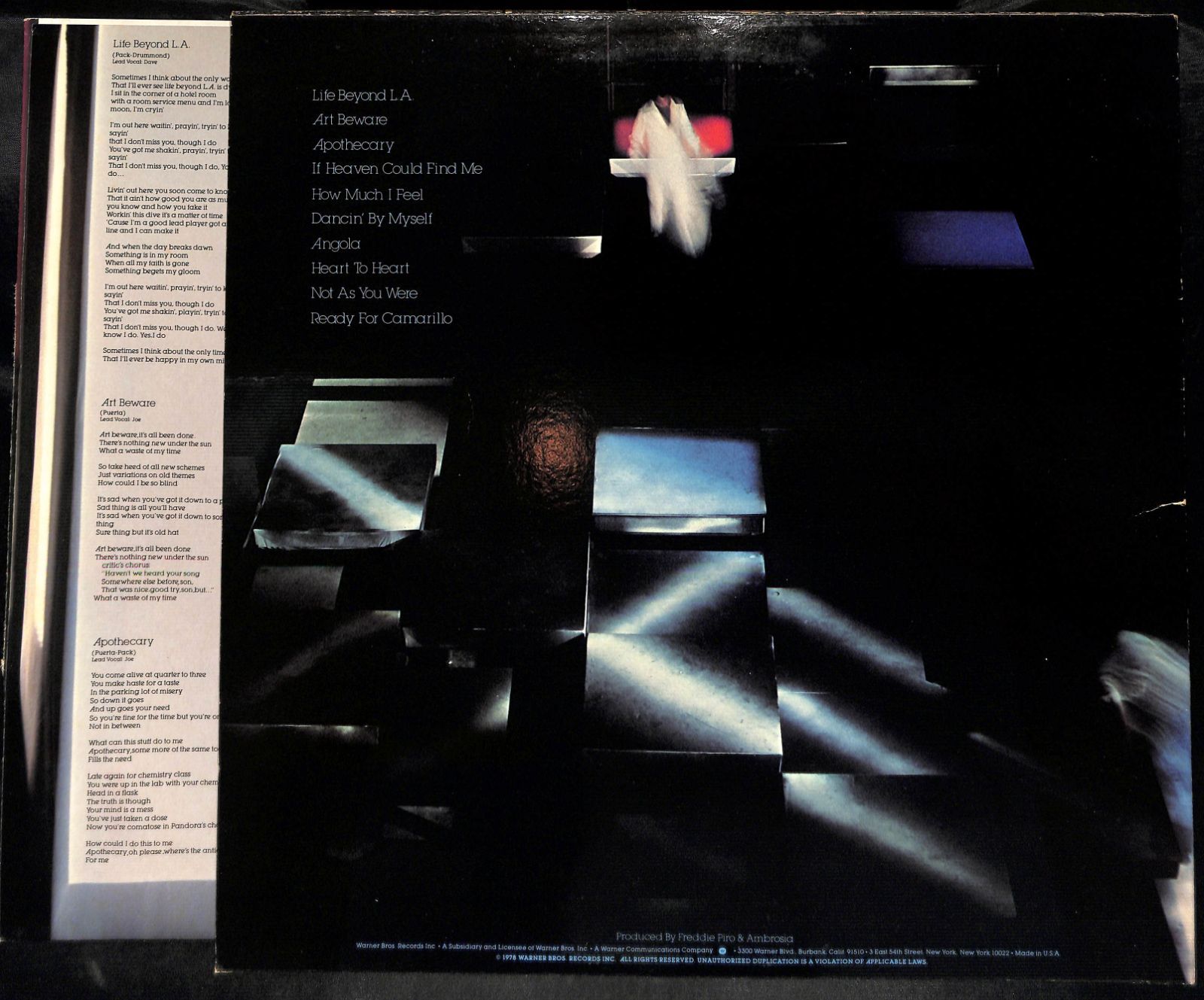 KM1352【米盤/LP】Ambrosia Life Beyond L.A. アンブロージア - メルカリ