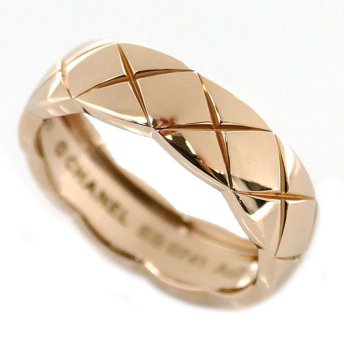 CHANEL シャネル K18PG ピンクゴールド ココクラッシュ リング 指輪 J10817 20号 60 7.2g メンズ