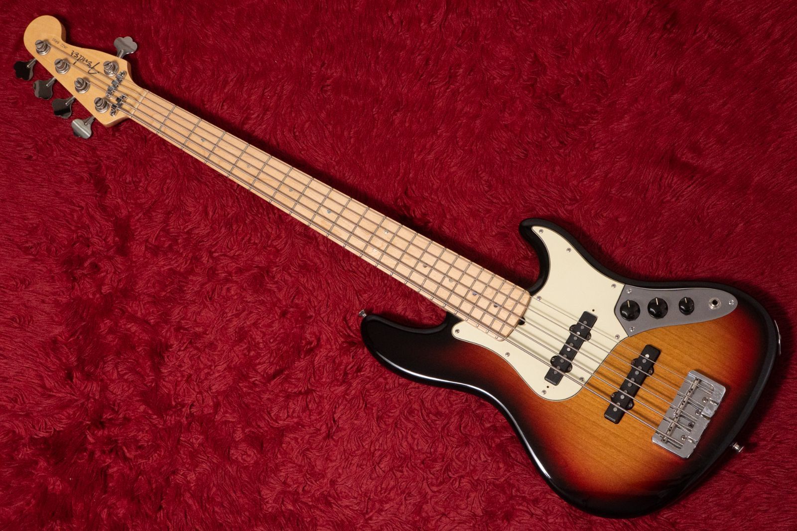 Fender American Deluxe Jazz Bass V 3 TS passive mod 2008 930 kg GIB横浜