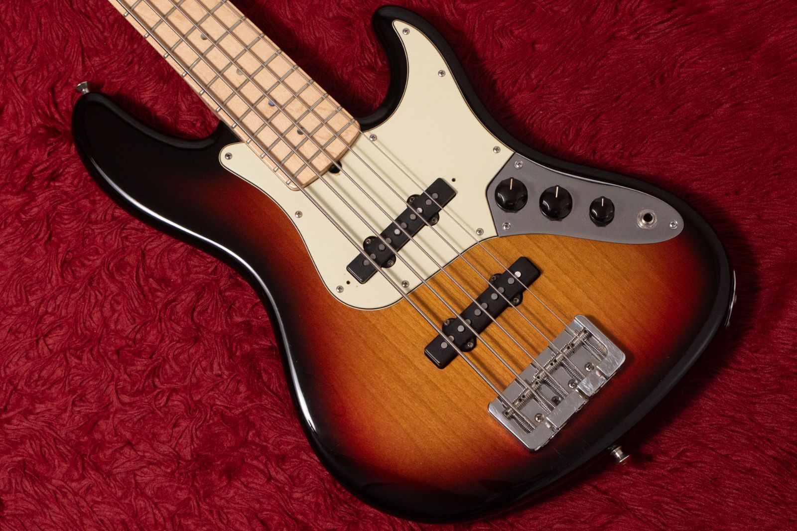 Fender American Deluxe Jazz Bass V 3 TS passive mod. 2008 3.930 kg GIB横浜