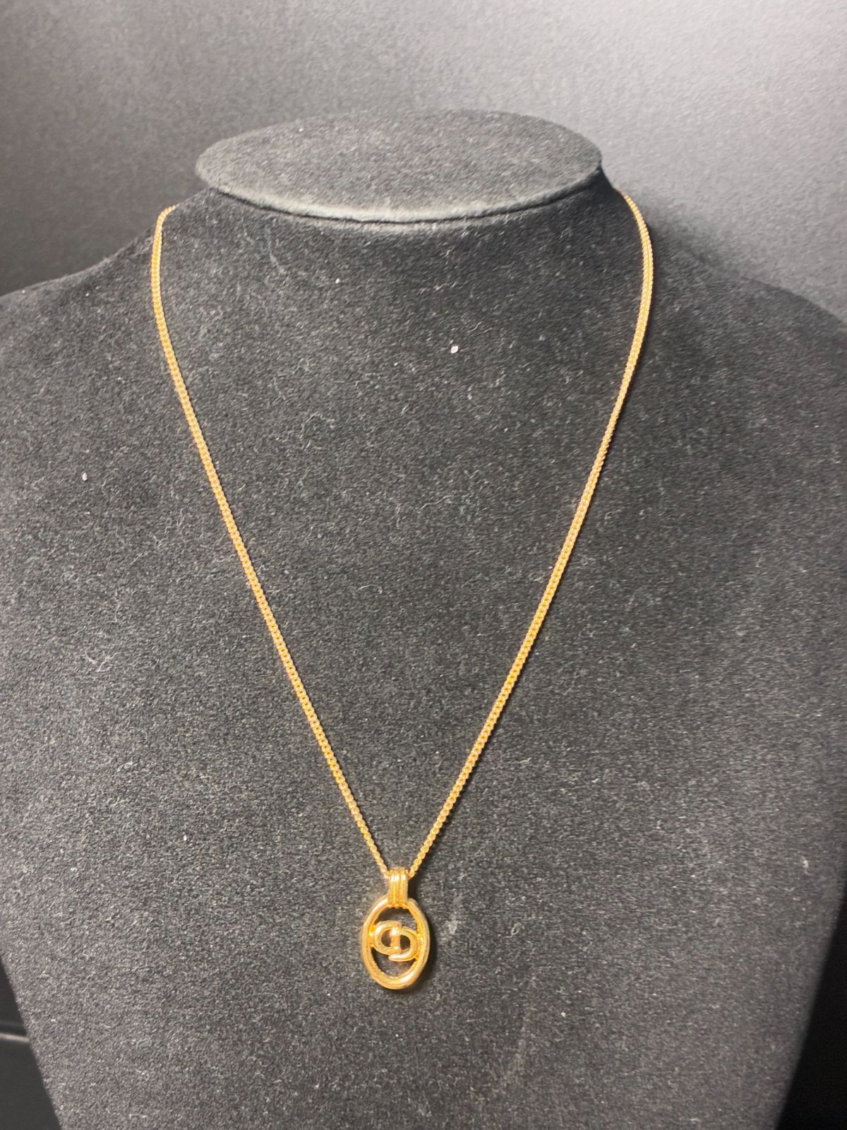 クリスチャンディオール ネックレスGD GP