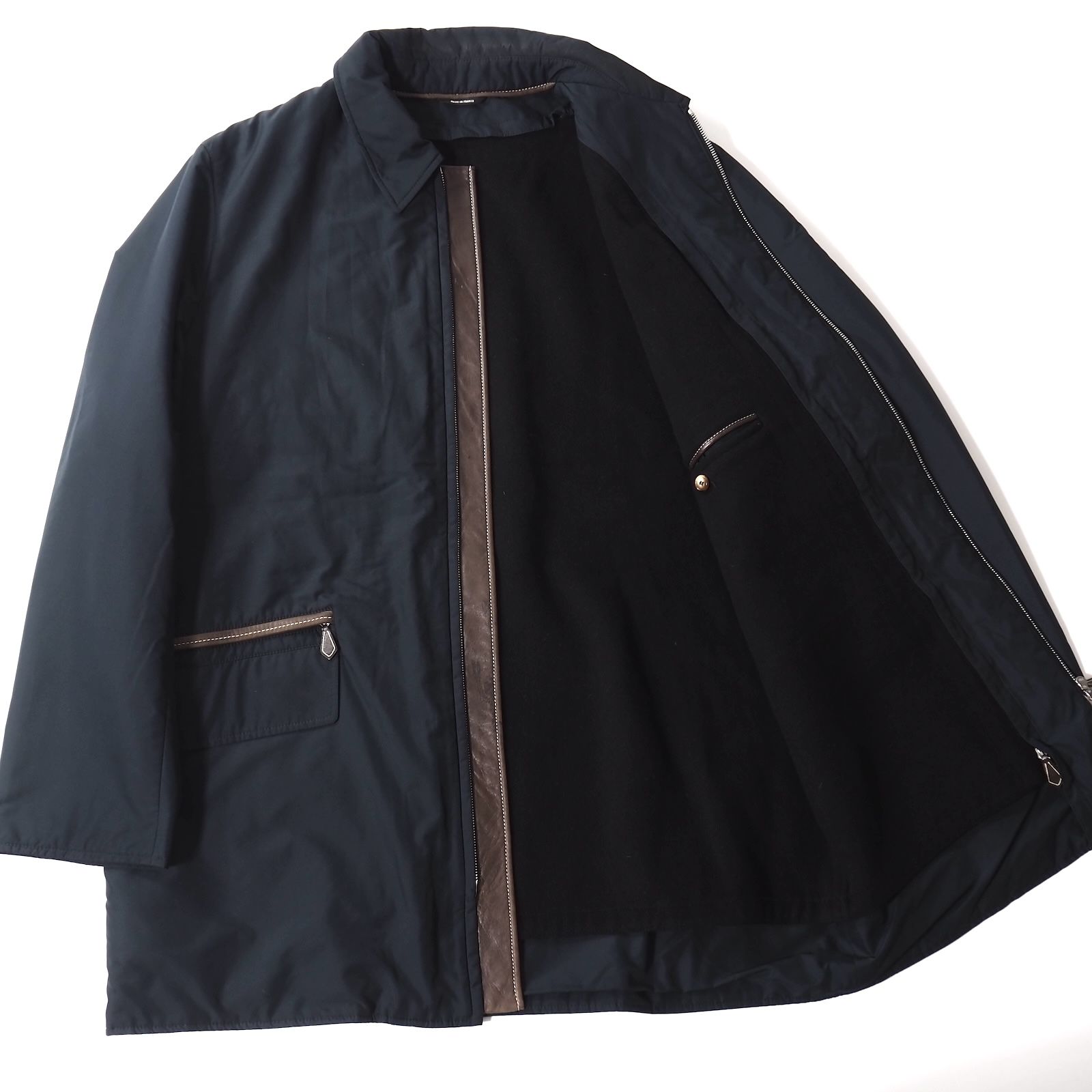 エルメス HERMES ヴィンテージ フランス製 レザーディテール インナー