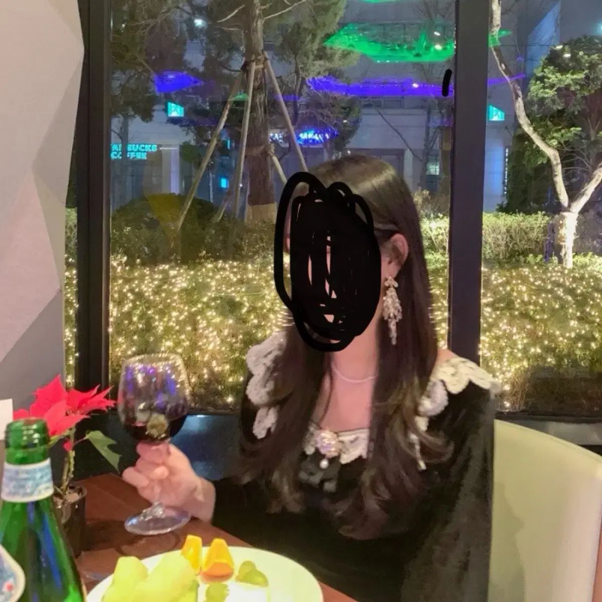 キム ナヒ カムルリーU オリジナル商品 ツアーベルベット オフショルダー ONE PIECE 冬コーデ