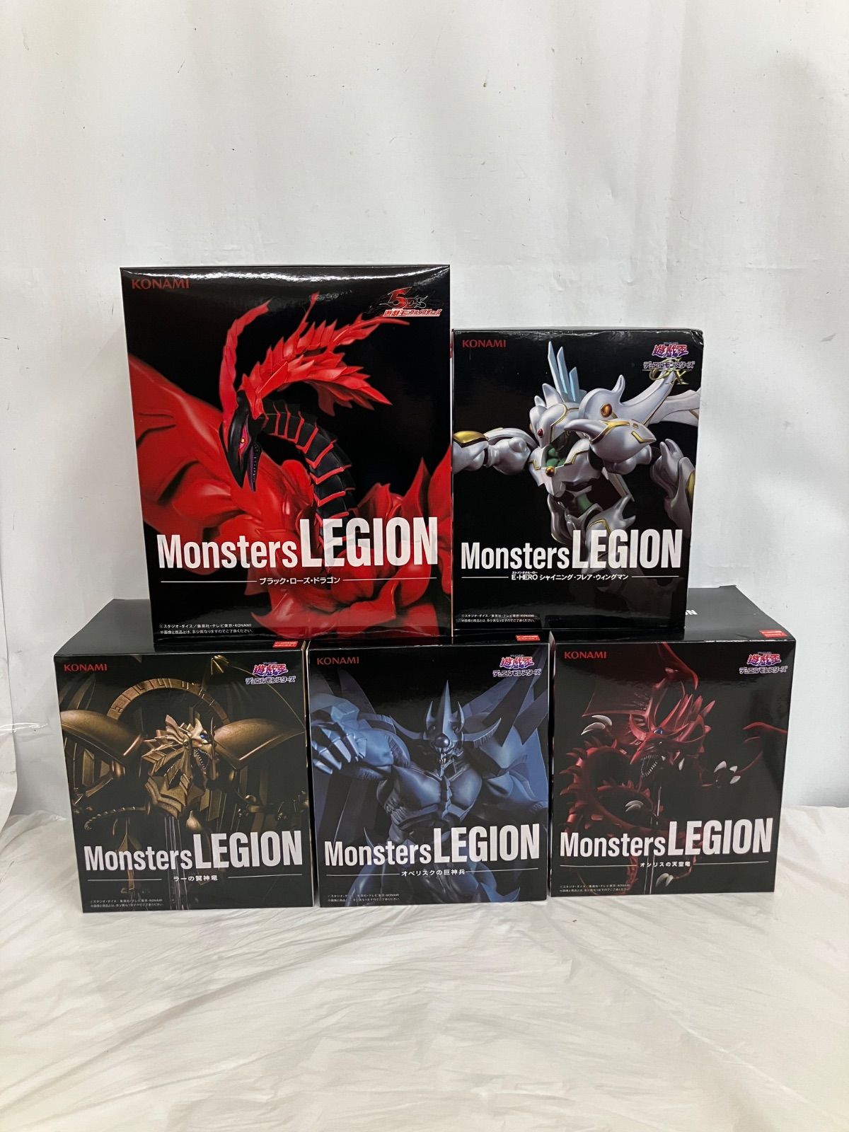 未開封 遊戯王 デュエルモンスターズ Monsters LEGION フィギュア 5種