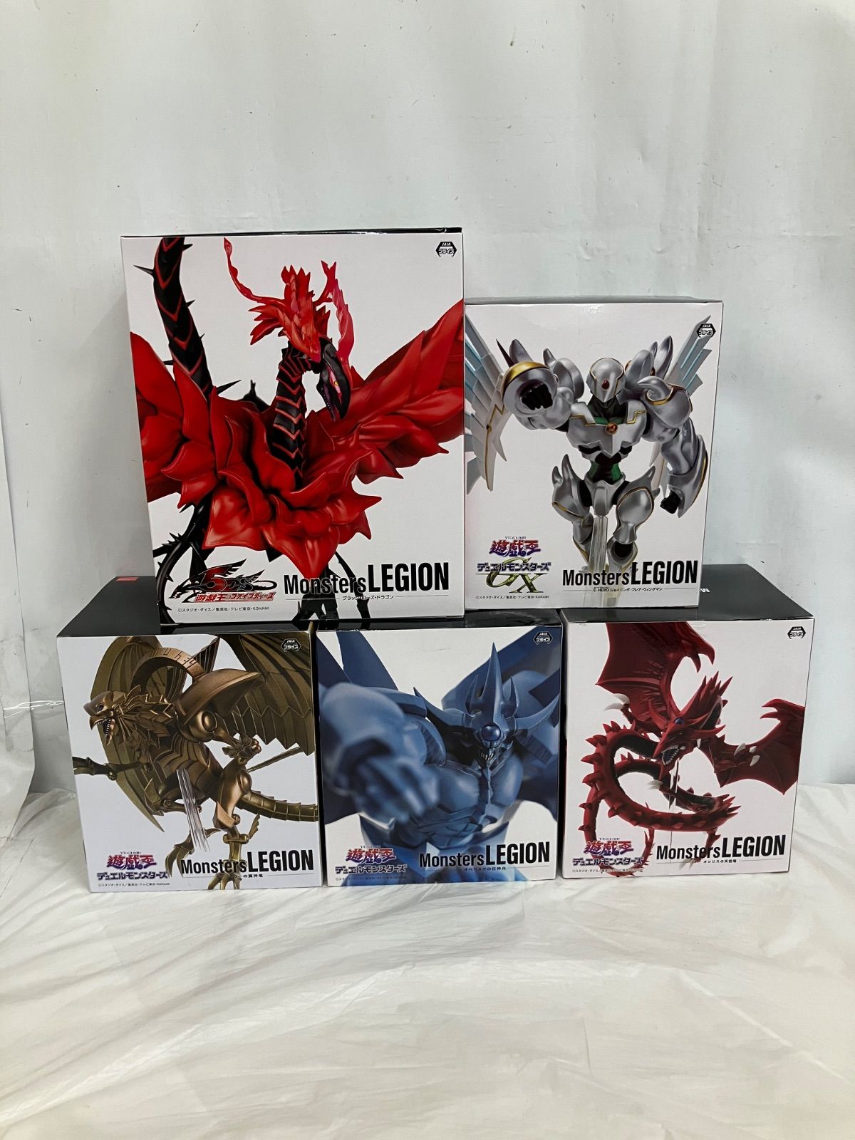 遊戯王デュエルモンスターズ Monsters LEGION セット売り 未開封 遊戯王 デュエルモンスターズ Monsters LEGION フィギュア 5種