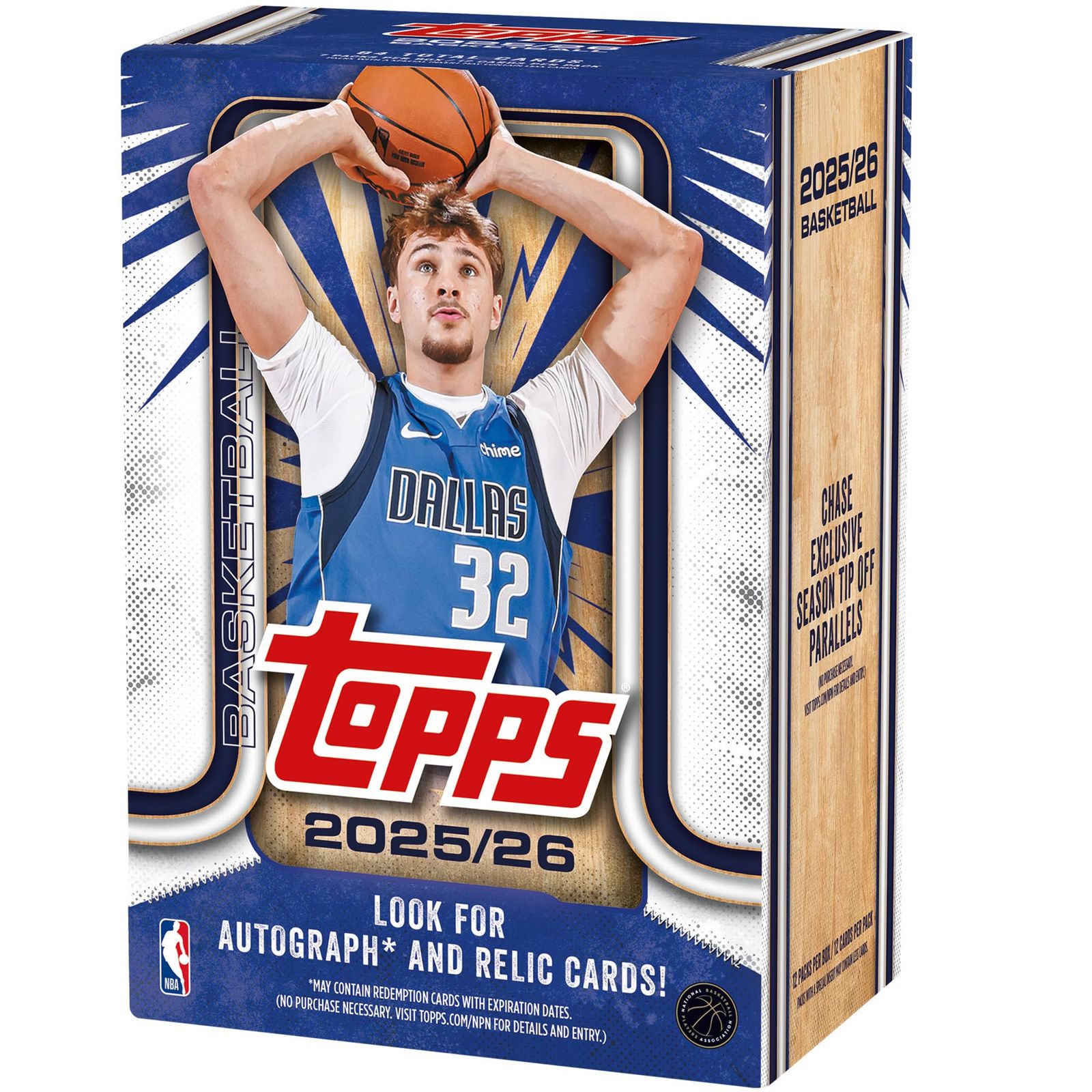 NBA 2025 26 Topps Basketball Value Box
