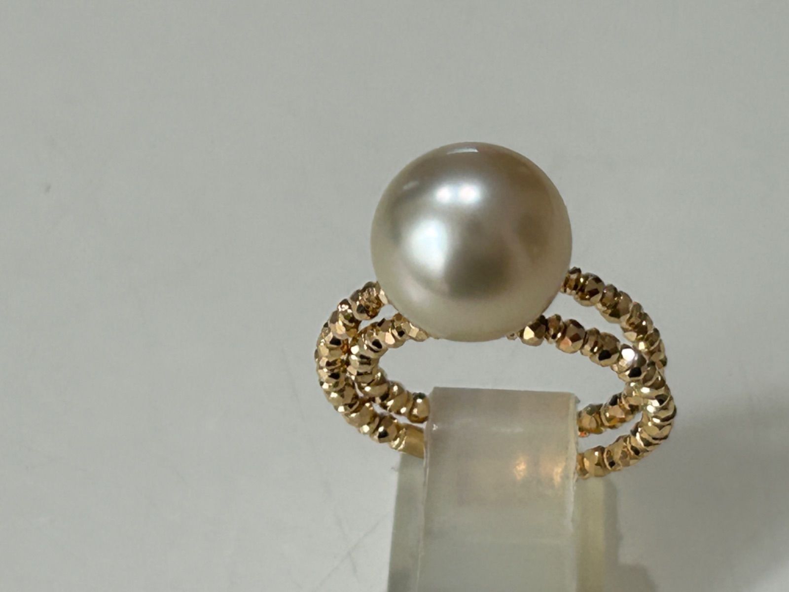K 18リング 南洋パール 11.2ミリ