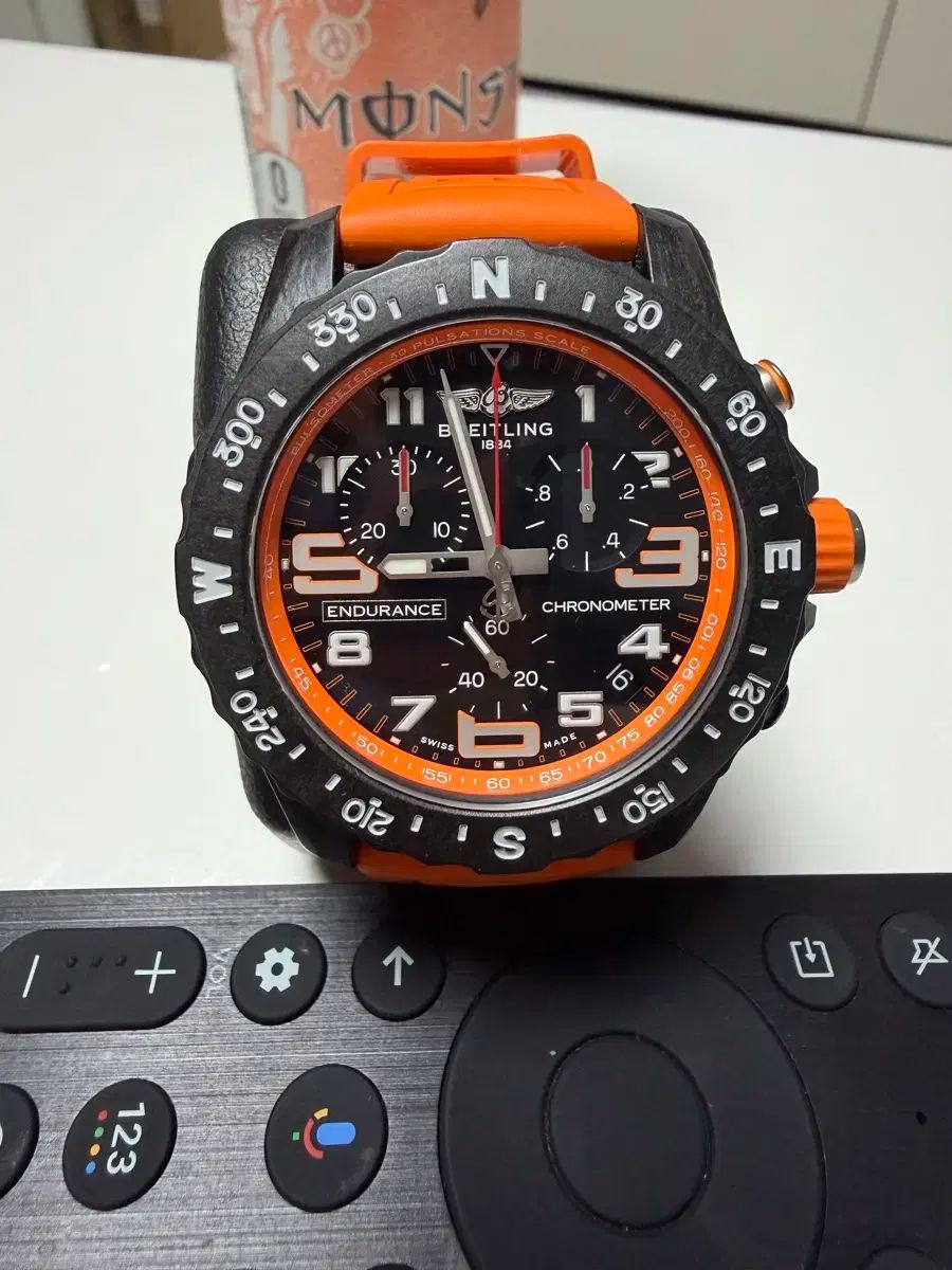 ブライトリング BREITLING ブライトリング インデュアレンス プロ オレンジ 28年まで無償保証