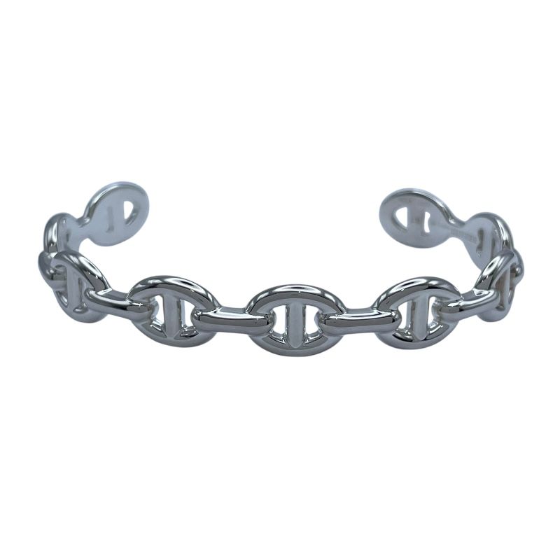 エルメス HERMES シェーヌダンクル アンシェネ ST バングル シルバー Ag 925 ジュエリー