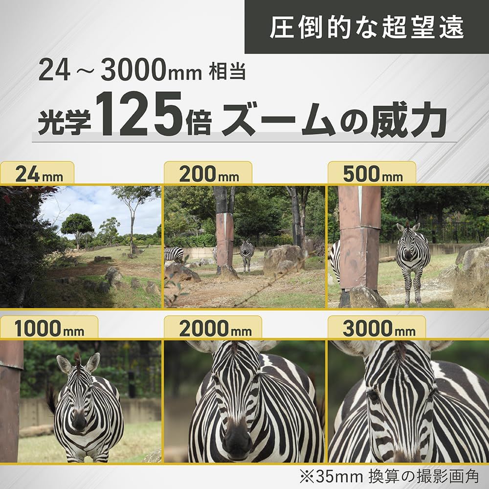 Nikon デジタルカメラ COOLPIX P1100 超望遠ズームカメラ ブラック コンパクト