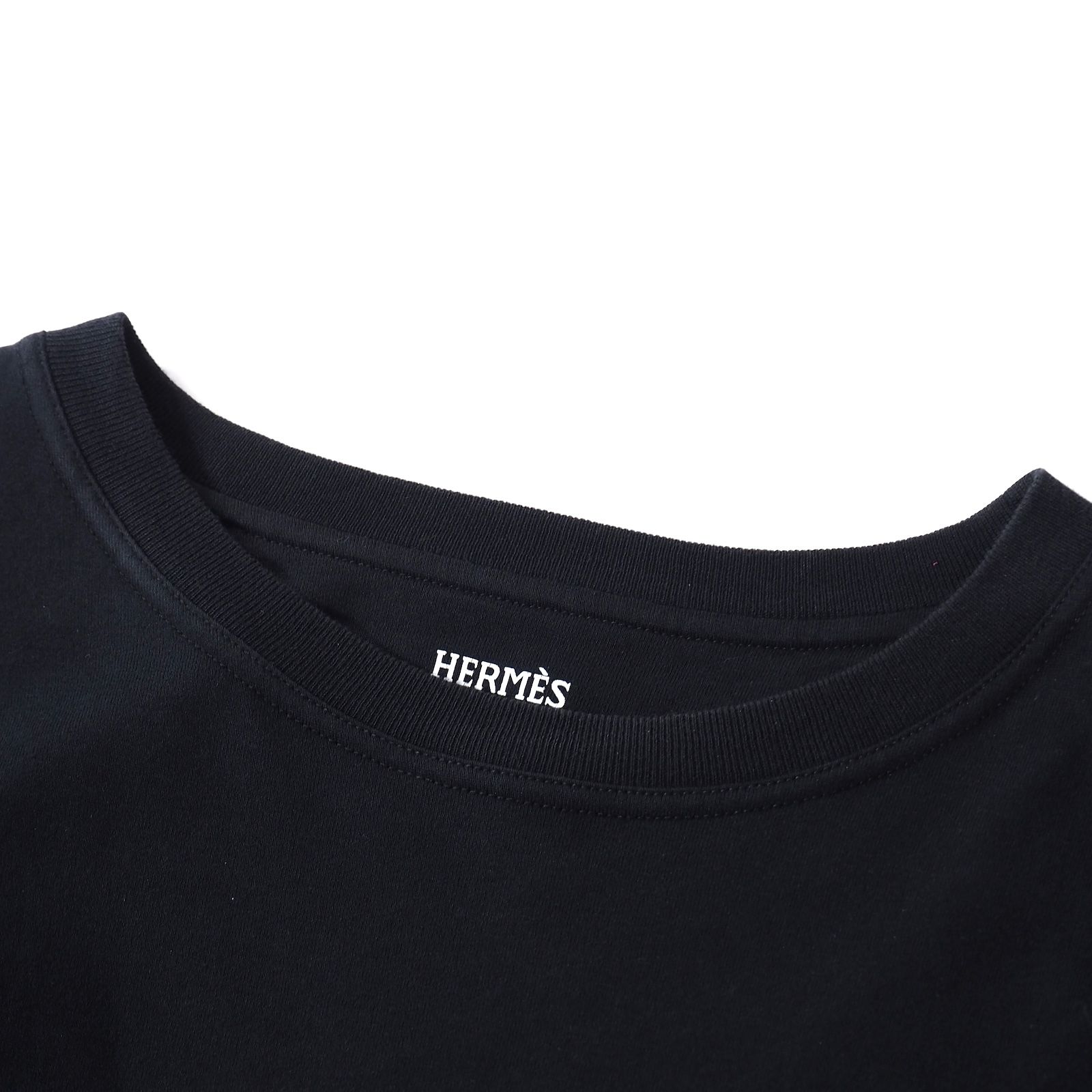 良品 エルメス HERMES 2021SS 半袖 Tシャツ カットソー 34 ブラック